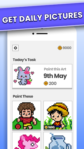 Pixel Art - Paint by Number Screen 2