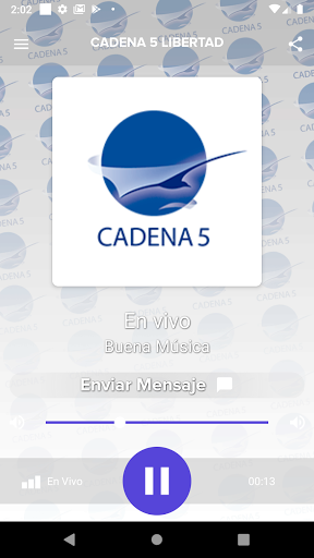 Android application Cadena 5 Libertad screenshort