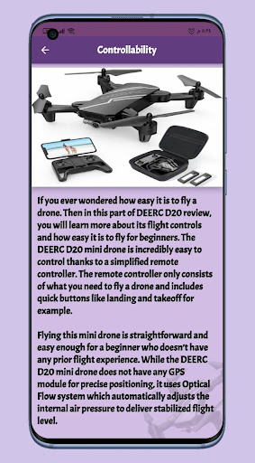 D20 Mini Drone guide