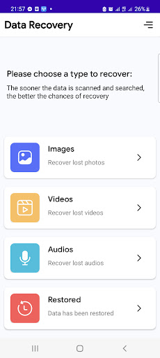 Read All Data - Recovery Data