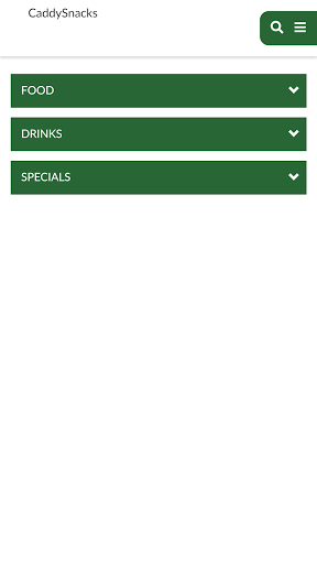 Android application CaddySnacks screenshort