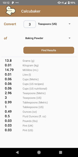 Calcubaker Screen 2