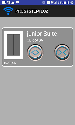Android application Prosystem Luz screenshort