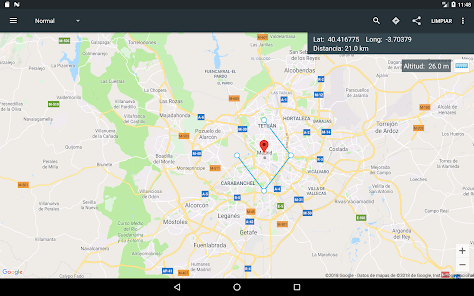 Captura 19 Mapa Coordenadas Pro android