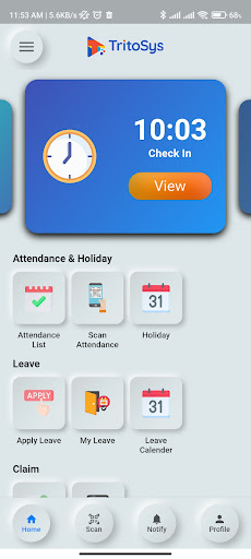 Android application Tritosys Resource screenshort
