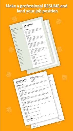 Resume Builder - CV Maker App Screen 3