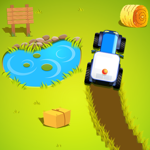 Logo Farm Race - Kids Racing Game