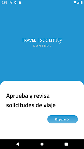 Android application Travel Security screenshort