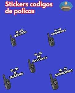Stickers de policias