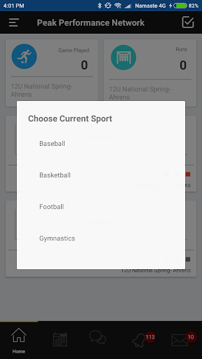 Peak Performance Network Screen 2