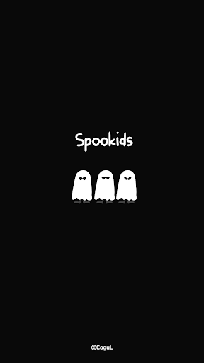 Android application 카카오톡 테마 - 스푸키즈_블랙 screenshort