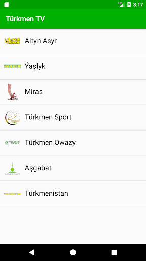 Android application Türkmen TV screenshort