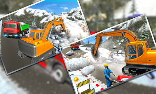 Snow Cutter Excavator Sim