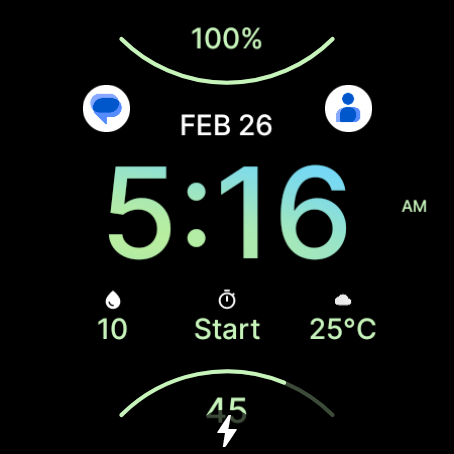 Sporty Daylight Watch Face screenshot 4