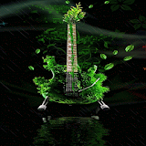 Green Grass Guitar LWP icon