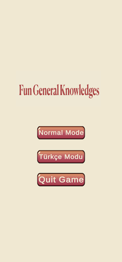 Fun General Knowledges Screen 2