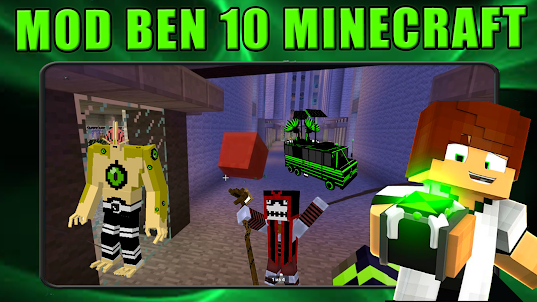 適用於 Minecraft PE 的 Ben 10 模組