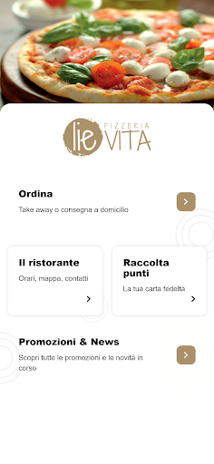 Android application lieVITA screenshort