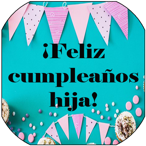 Hija mía día de tu nacimiento logo