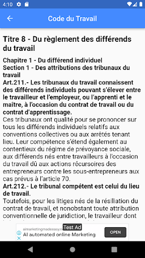Code du Travail du Congo