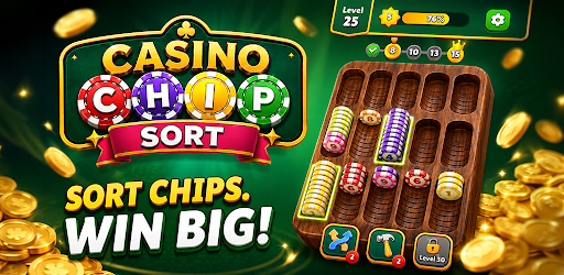 Casino Chip Sort एंड्रॉइड ऐप आधिकारिक cover banner