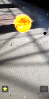 screenshot of Solar System AR ( ARCore )