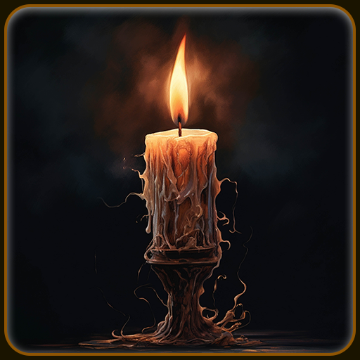 Candle celebration light logo