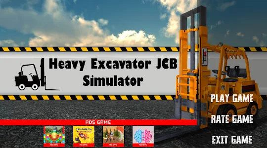 Heavy Excavator JCB Simulator