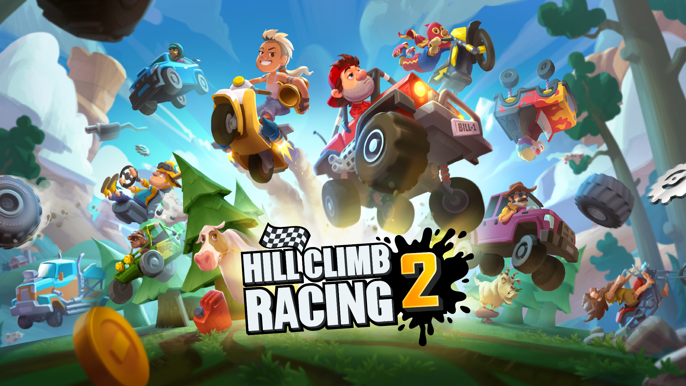 Tải Hack Hill Climb Racing 2 v1.59.0 Apk (MOD Vô hạn tiền) 2023