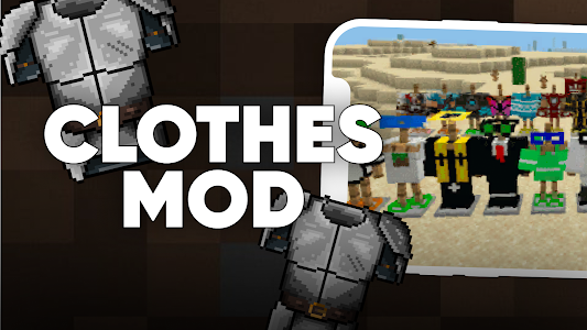 Сlothes Mod for Minecraft PE Unknown