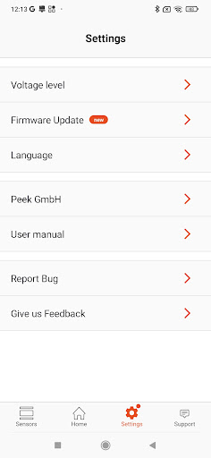 PEEK Sensor Screen 3