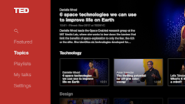 screenshot of TED TV