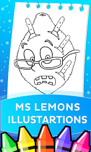 Ms Lemons Scary Coloring Game