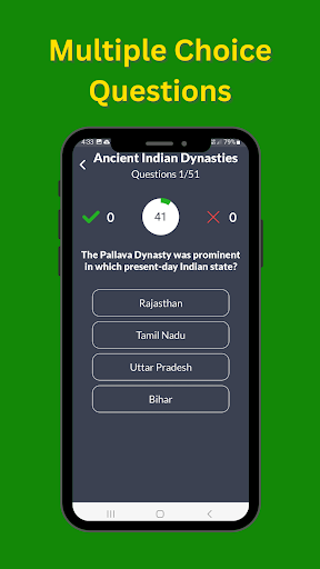 Inidan History Quiz Screen 3
