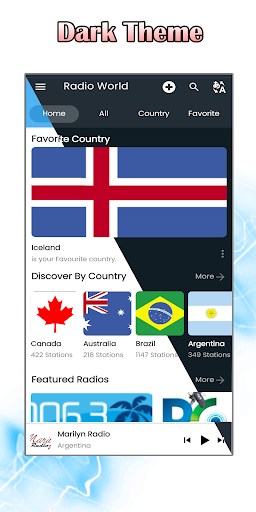 Android application Radio world FM - All Radios screenshort