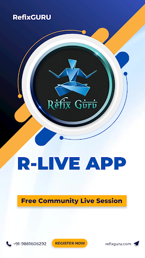Android application R-Live screenshort