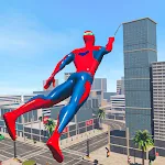 Cover Image of Download Flying Rope Hero Man Spider  APK