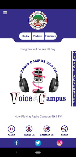 Android application RADIO CAMPUS 90.4 FM screenshort