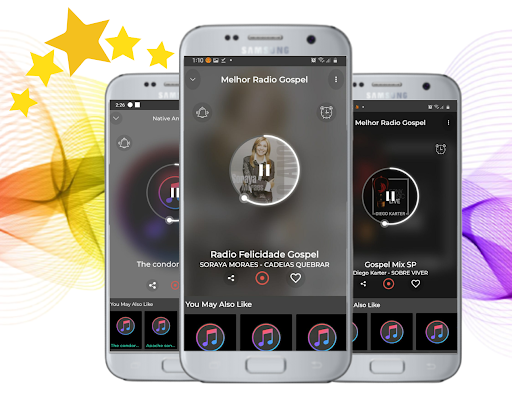 Android application melhor radio gospel screenshort