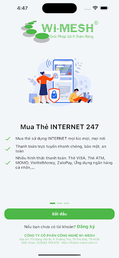 Android application MyWIFI screenshort