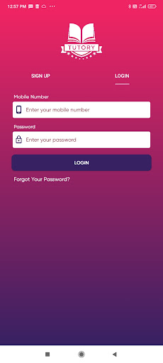 Tutory- Online Leaning App Screen 2
