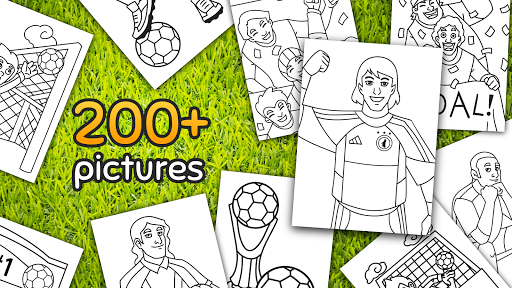 Football coloring book game apkpoly screenshots 7
