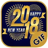 Happy New Year GIF - (2018) icon
