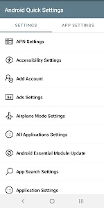 Android Quick Settings Unknown