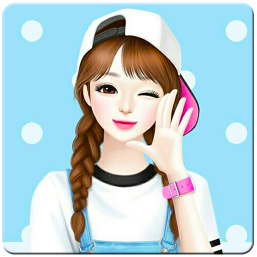 Cute Laurra Girl Wallpaper logo