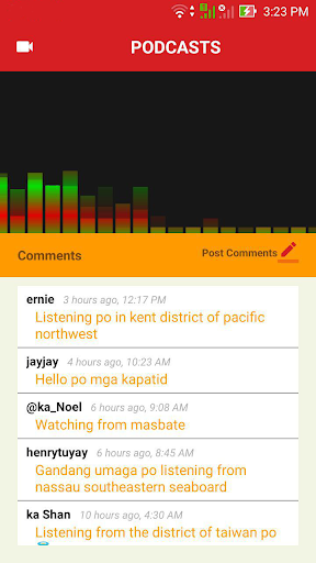 INCRadio Live Streaming Screen 3