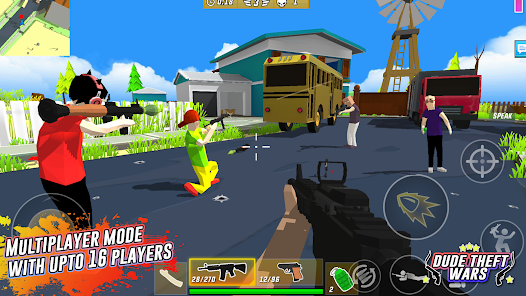 Dude Theft Wars Shooting Games screenshot 2