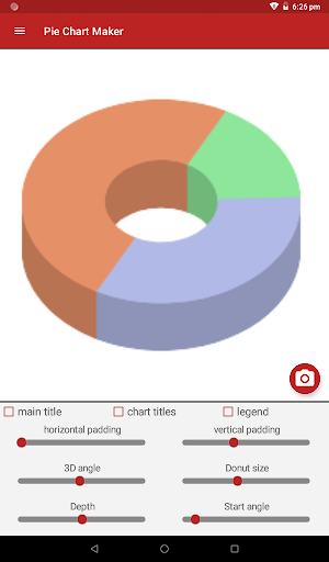 Screenshot of Pie Chart Maker