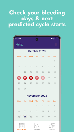 drip period &fertility tracker Screen 3