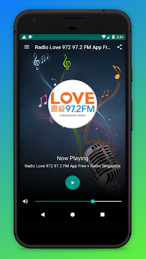 Android application Love 972 Radio FM Singapore SG screenshort